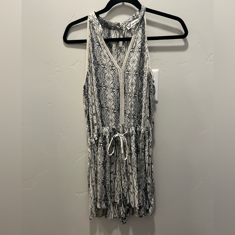 GO COCO PATTERNED ROMPER